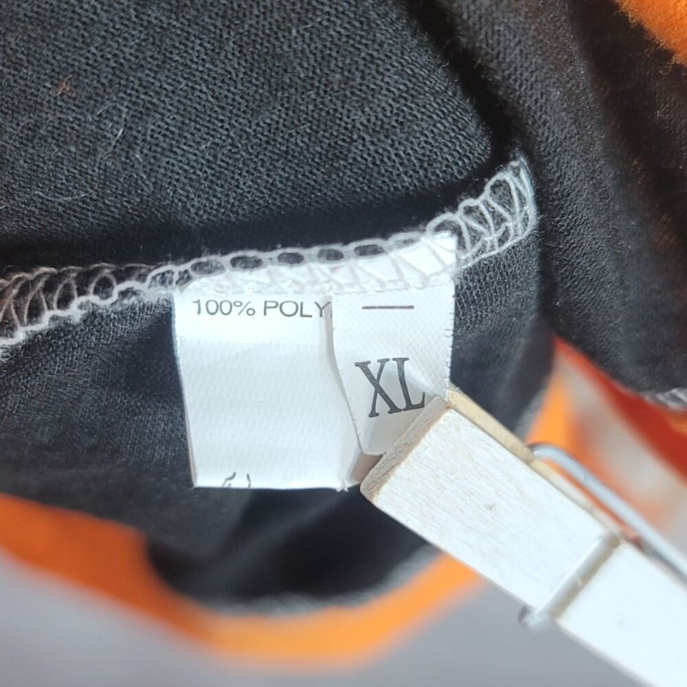2/$15 Womens Halloween Jack O'Lantern Top XL Long Sleeve Thumbholes High Neck - Picture 4 of 7